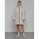 Coat insulated winter female, size 44, beige color