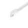 Roller guides 250 mm, white color
