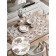 A set of napkins for setting the table "Crowns", rectangular, rounded edges, size 30x46 cm, 4 pcs