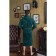 Male dressing gown with a hood, size 48, green, Makra