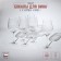 A set of glasses for the wine Columba Optic, glass, 850 ml, 6 pcs