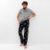 Pajama men's kaftan "bubbling" size 50, black