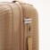 Middle suitcase 24 ", lightning department, code castle, 4 wheels, brown color