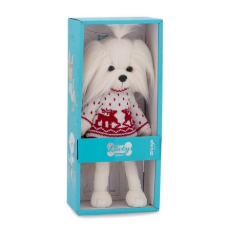 Soft toy "Lucky Mimi: Scandinavian motifs", with a frame, 37 cm-4