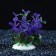 The artificial aquarium bush, 10 cm, purple