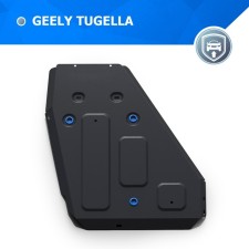 Fuel tank protection for Geely Tugella automatical 4WD 2020-N.V., 1.5 mm steel, with fasteners