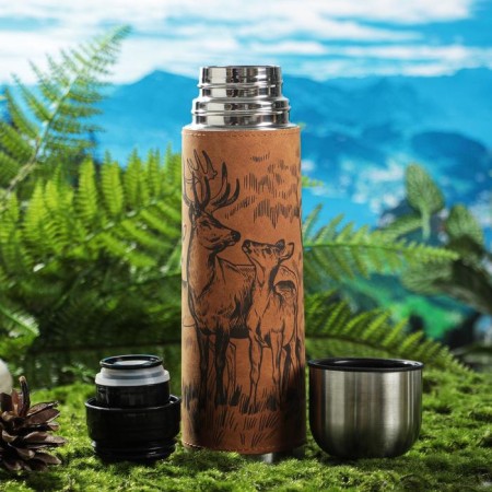Set "Russian Hunt", thermos 500 ml, mug 2 pcs-5