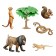 Set of figures "World of Wild Animals", 6 figures