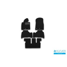 Коврики в салон Klever Premium  Toyota Land Cruiser 200, 7 мест, АКПП, 2012-2016 внед., 5 шт
