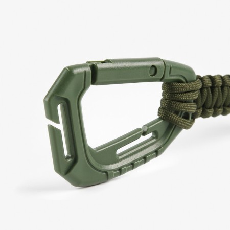 Tourist suspension, carbine with paracord, 19 x 6cm-2