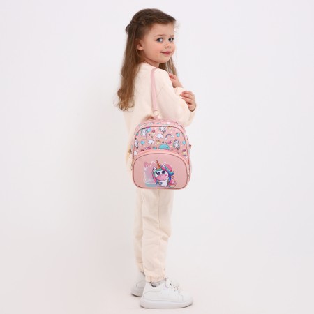 Baby backpack on lightning, pink color-2