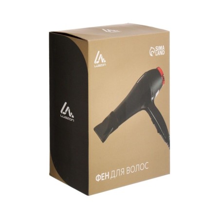 Feng Luazon LF-18, 1600 W, 2 speeds, 3 temperature conditions, 2 nozzles, combs, black-6
