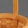 Wicker basket (sequoia), D16.5HN9.5/25.5 cm, 1 pc., Natural
