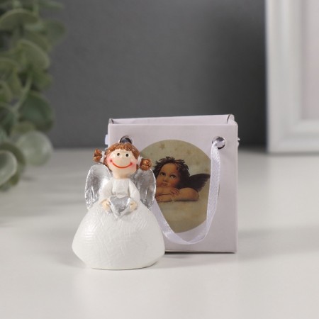 Souvenir Polystone "Girl Angel with two tails" mix 2.6x4x5.5 cm-6