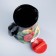 Set for juice with a tray "Zhostovo" Art painting, 6 glasses 1250/200 ml