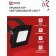 Flight LED in Home SDU-7, 20 W, 230 V, 6500 K, IP65, Black