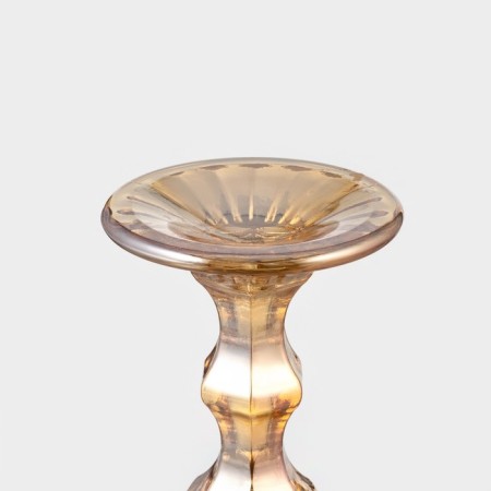 CHAMPARY LAS-Channel glass 180 ml 7x7x20, Amber gradient color-4