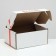 The box is self -assembly, "thanks for the purchase", white, 22 x 16.5 x 10 cm, set 5 pcs.