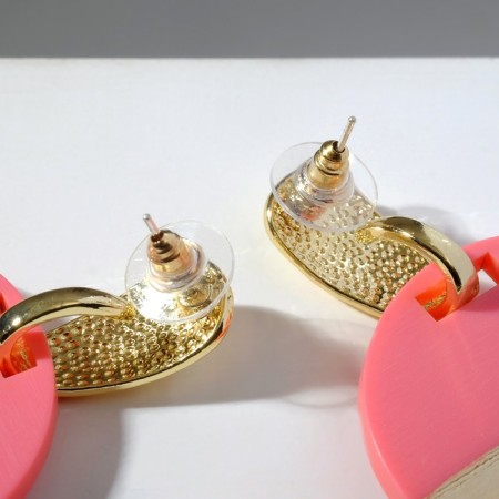 Assortment "Wakanda" horizon, uneven arc, pink-beige color in gold-1