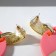 Assortment "Wakanda" horizon, uneven arc, pink-beige color in gold