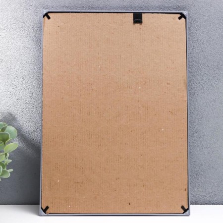 Photo frame plastic L-4 21x30 cm silver. Met. (plastic screen)-3