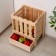 Box for vegetables, 30 × 40 × 50 cm, wooden, Greengo