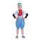 Costume "Snowman with a black bucket" overalls, mask, scarf growth 98-104