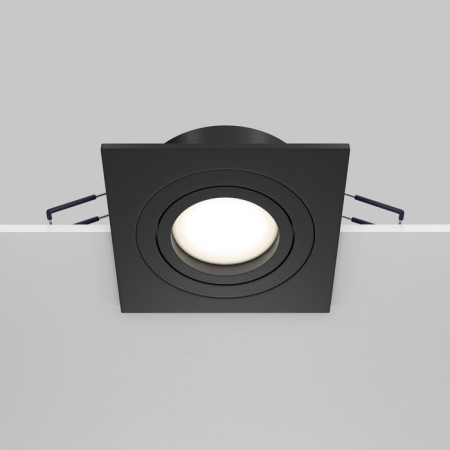 The built-in lamp Technical DL024-2-01B, 1x50W, 9.2x9.2x2.5 cm, GU10, Black Color Black-4