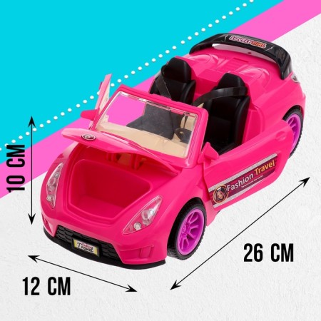 Game set "Traveler" a car with a trailer, helicopter, dolls, accessories-1
