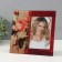 Photo frame glass "TZCH-043" 10x15 cm, col. red