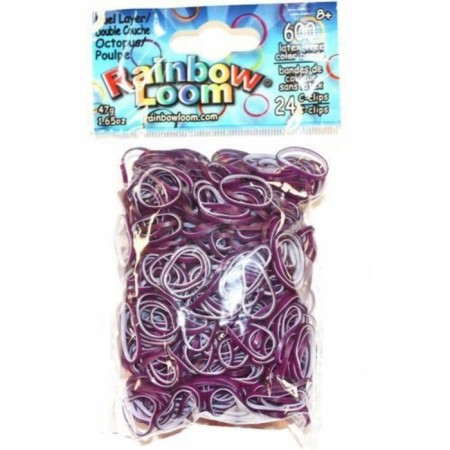 Rubber bands for weaving bracelets Rainbow Loom Osminog Palemin