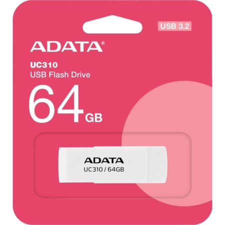 A-DATA 64GB UC310 UC310-64G-RWH USB3.2 white flash drive-3