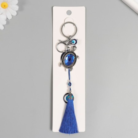 A keychain with a carbine from the evil eye Metal "Turtle with a brush 16 cm-3