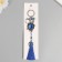 A keychain with a carbine from the evil eye Metal "Turtle with a brush 16 cm