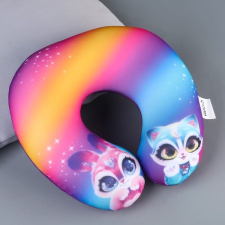 Pillow for traveling anti -stress "Fluffs"-1