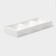 Griten cutlery tray, with silicone insert, 3 sections, 39 × 15 × 5 cm, white color