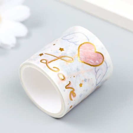 Adhesive tape paper "Tenderness" width 4 cm winding 2 m-2