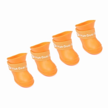 Rubber boots "All-terrain vehicle", set 4 pcs., Rr. L (sole 5.7 x 4.5 cm), orange