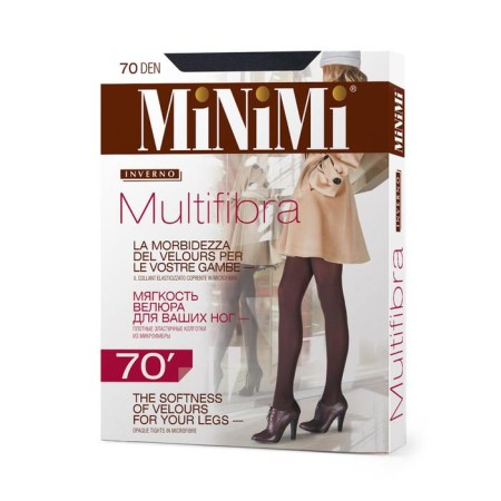 Women's tights Minimi Multifibra, 70 Den, size 3, Fumo color-1