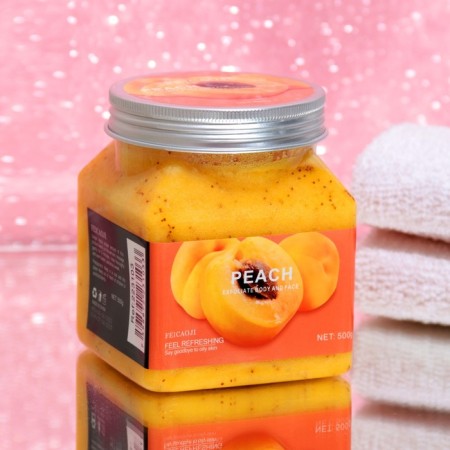 Cream-scrub for body renewing with a peach 500 ml