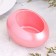 Summary "drop" from gypsum, 14.5x10x6.5cm, pink