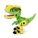 Robot dinosaur "Mini -Zavrik", interactive: reacts to touches, sound, light, batteries, mix color