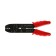 Stripper scrap, 210 mm, for cleaning wires 0.75-6 mm and squeezing terminals 1.5-6 mm