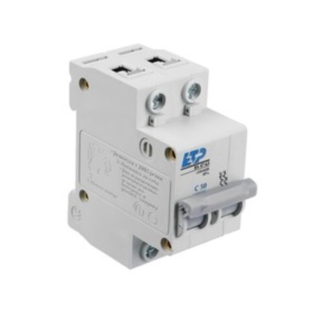 Aircraft switch VA 47-63, 2P 50A (C) 4.5Ka ETP