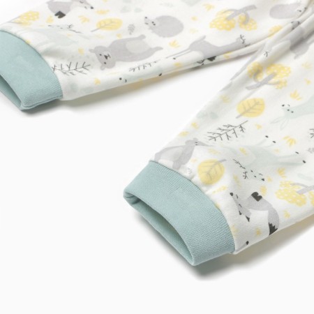 Pants for children, milk/animals, height 68 cm-2
