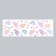 Sticker Plastic Interior color "Umbrella and hearts" 30x90 cm