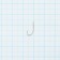 Feeder hooks Maruto Feeder 6023, NI color, No. 10, 10 pcs.
