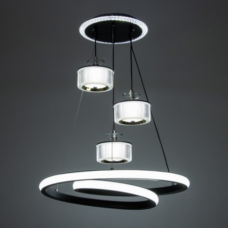 Lamp with PDD "Rimini" LED 96W 3000-6000K Black 50x50x14-114 cm-4
