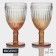 Set of glass glasses Magistro "Bosphorus", 250 ml, 2 pcs, color gradient Gold