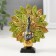 Souvenir Polystone "Peacock on the Ball" set of 7 pcs h = 10; 9.3; 8.3; 7.5; 6.5; 5.5; 5 cm